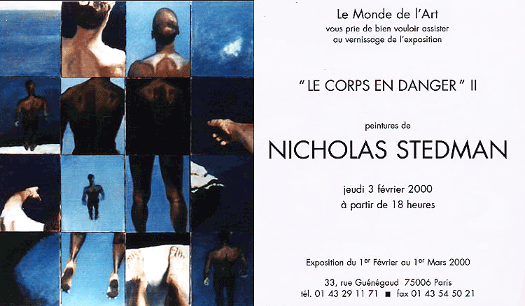 Diver Polyptych exhibition flier